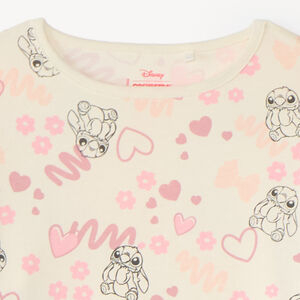 Pyjama 2 pièces manches longues fille imprimé Stitch Disney 