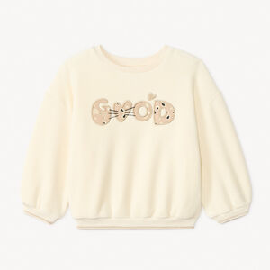 Sweat polaire oversize pour bébé fille 