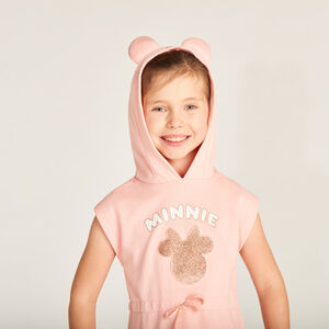 Robe sweat à capuche Minnie Disney fille 