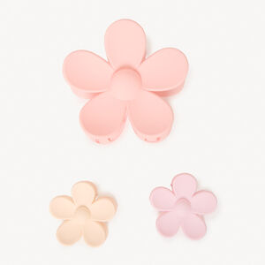Lot de 3 pinces à cheveux fleur pour fille 