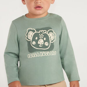 T-shirt manches longues motif koala pour bébé garçon 
