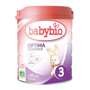 Lait en poudre 3ème âge au lait de vache bio Optima 3 - 800g 
