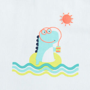 Body sans manches effet 2 en 1 pour bébé garçon print dinosaure 