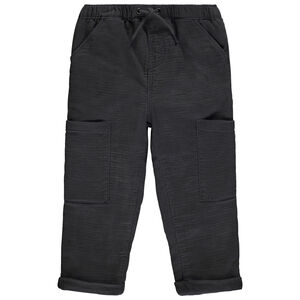 Pantalon cargo en toile doublée pour bébé garçon 
