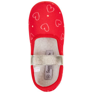 Chaussons babies imprimé cœurs pour fille 