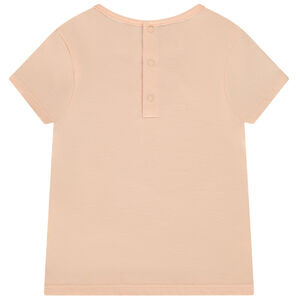 T-shirt manches courtes print fleuri pour bébé fille 