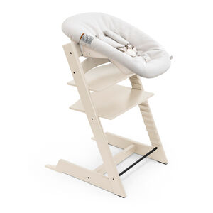 Chaise haute évolutive Tripp Trapp + Babyset et Newborn set - Blanc Vanille 