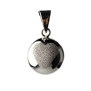 Bola coeur brillant - Argenté 