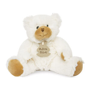 Peluche Calin'ours 25 cm - Ivoire 