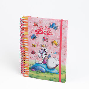 Cahier à spirale A5 Diddl et ses amis (Modèles aléatoires) 