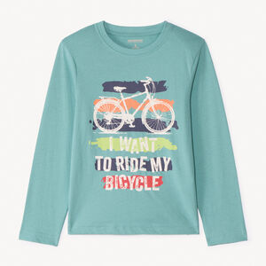 T-shirt manches longues printé pour garçon 