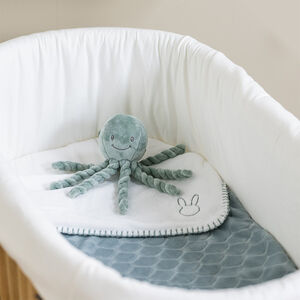 Peluche pieuvre Lapidou vert de gris 