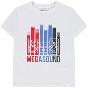 T-shirt manches courtes print fantaisie pour garçon 