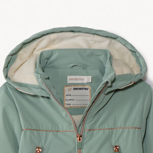 Coupe-vent en ripstop uni doublé sherpa pour fille 