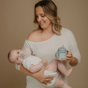 Lot de 2 sucettes silicone SX Pro Night & Day 0-6M ours 