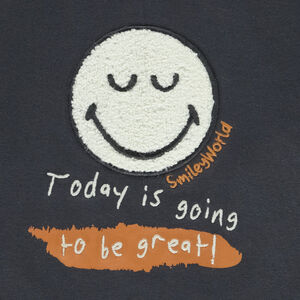 Sous-pull à col roulé patch SmileyWorld pour garçon 