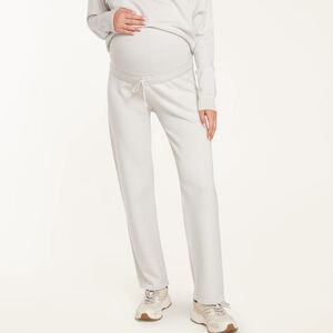 Pantalon de jogging droit de grossesse avec bandeau haut 