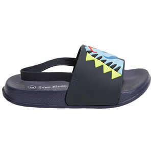 Claquettes dinosaure en relief pour garçon avec lanière selon la pointure 