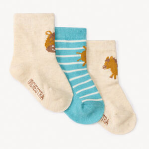 Lot de 3 paires de chaussettes fantaisie pour bébé garçon 