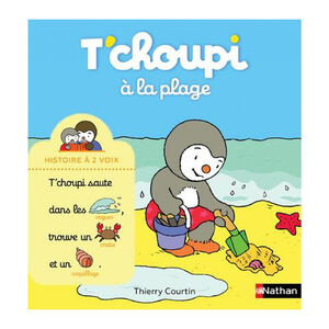 Livre T'Choupi à la plage  