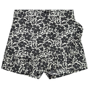 Jupe-short imprimé fleuri pour fille 