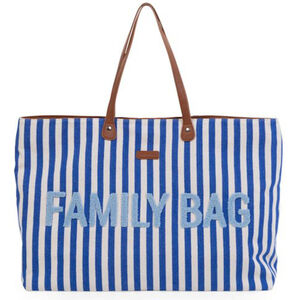 Sac à langer Family Bag Rayures Bleu Electrique Bleu Clair 