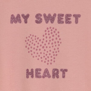 Sweat oversize fantaisie en molleton pour bébé fille 