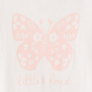 T-shirt manches courtes avec print fantaisie pour bébé fille  