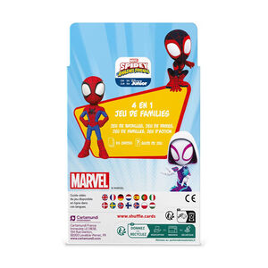 Jeu de cartes 4 en 1 Spidey and his Amazing Friends 