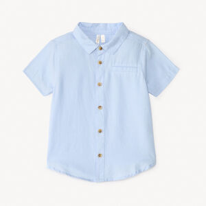 Chemise manches courtes uni pour bébé garçon 