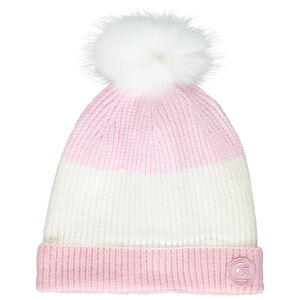 Bonnet de ski en tricot perlé effet color block pour fille 