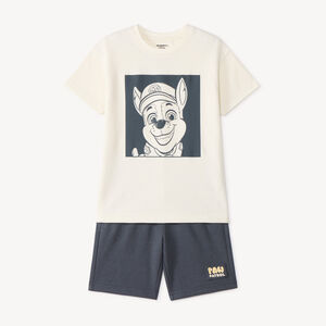 Ensemble 2 pièces t-shirt + short de la Pat' Patrouille pour garçon 