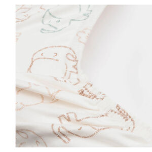 Housse matelas à langer jersey - Elephant Tales - 50x70 cm 