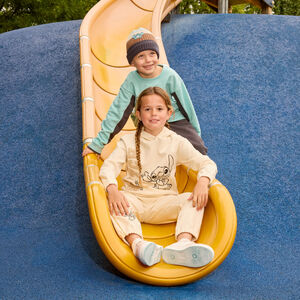 Bonnet en tricot tricolore Stitch Disney pour garçon  