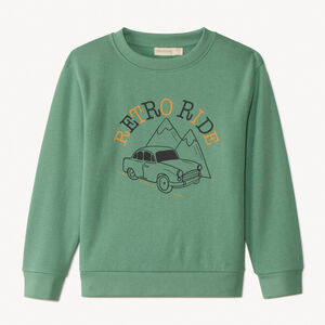 Sweat molleton print fantaisie pour garçon 