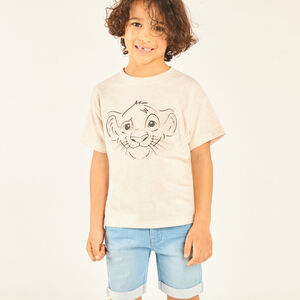 T-shirt manches courtes print Le Roi Lion Disney pour garçon 