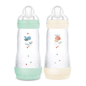 Lot de 2 biberon Easy Start anti-colique 320 ml menthe/coton 