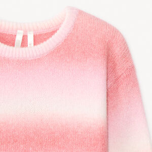 Pull à manches longues effet Tie and Dye pour bébé fille  