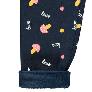 Legging imprimé doublé sherpa pour bébé fille 