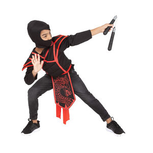 Déguisement top et accessoires Ninja pour enfant 5-8 ans  
