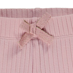 Legging côtelé à nœud pour fille 