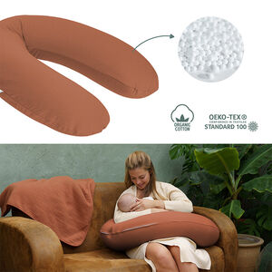 Coussin de maternité Doomoo Tetra - Terracotta 