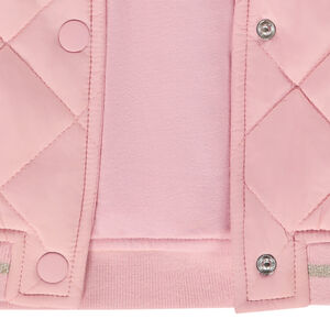Bomber matelassé patchs London fille 