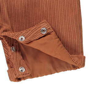 Salopette courte en velours fantaisie pour bébé fille 