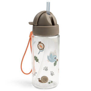 Gourde avec paille 350ml Trails Sable 