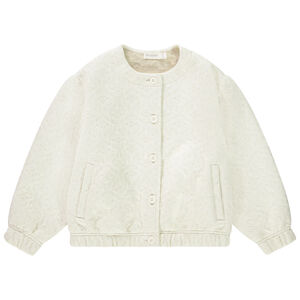 Gilet en molleton quilté et manches ballon pour fille 