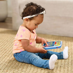 Téléphone interactif Allô bébé Messages magiques bleu 