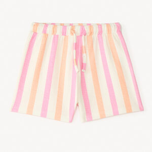 Short en tubique rayé pour fille 