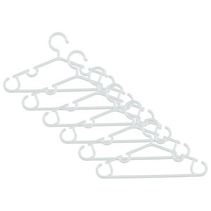 Lot de 6 cintres - Blanc 