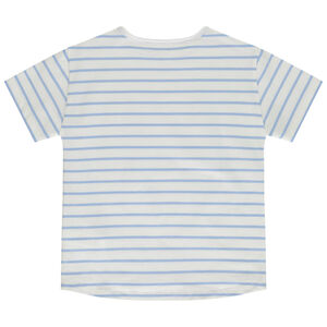 T-shirt manches courtes rayé et printé fille 